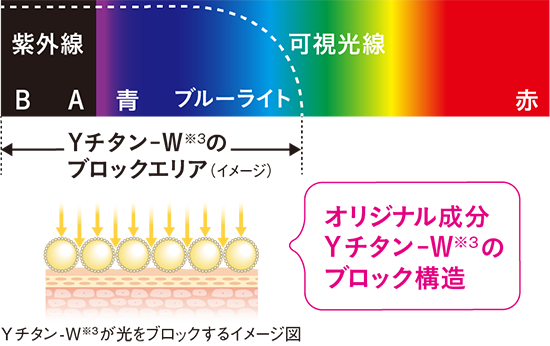 オリジナル成分Yチタン-Wのブロック構造